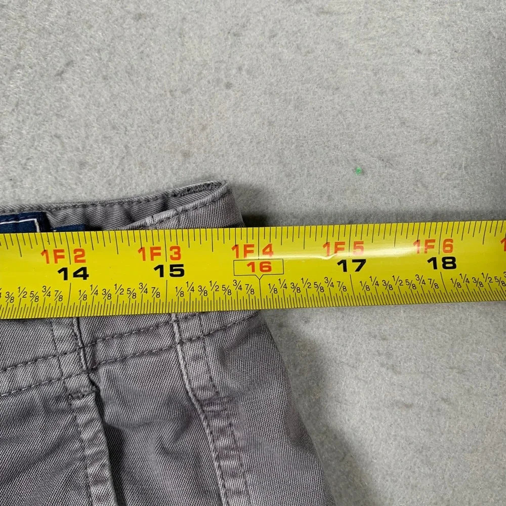 Vineyard Vines Island Short Mens 30 Gray Stretch Chino Flat Front Summer - Picture 5 of 11